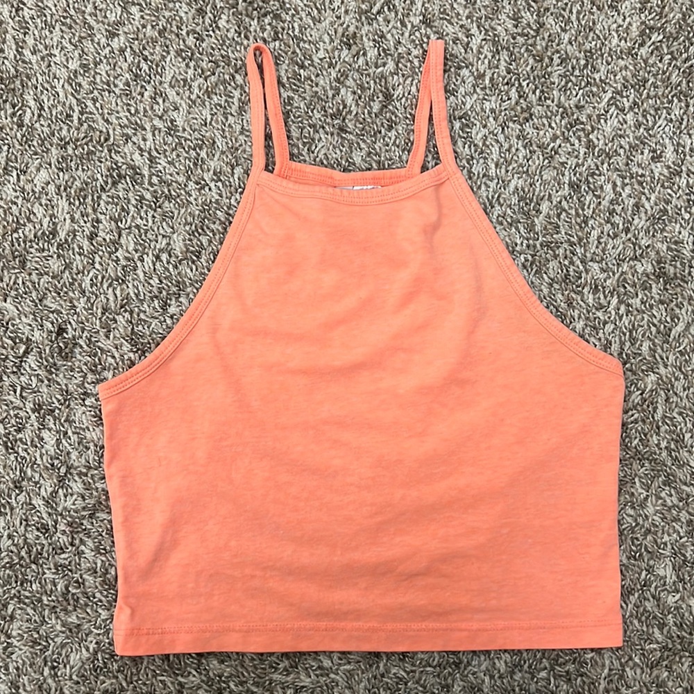 H&M Peach Halter Top, Size Small